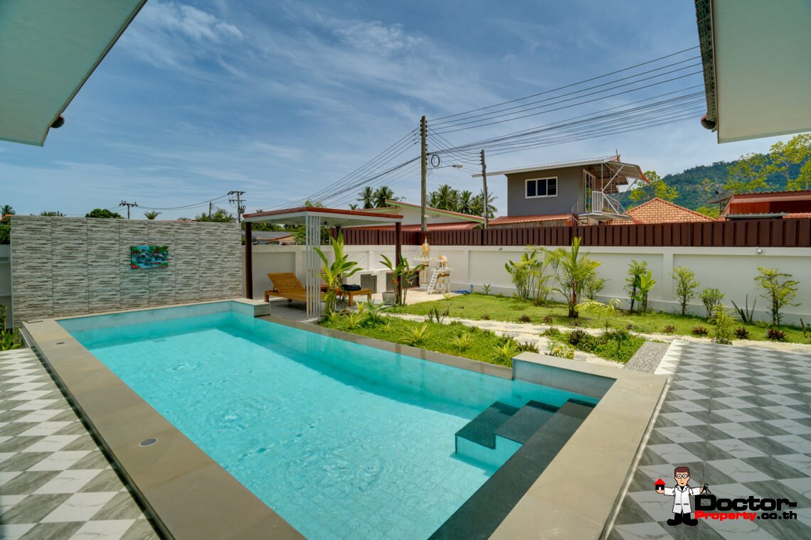 3 Bedroom Pool Villa in Lipa Noi, Koh Samui – For Sale